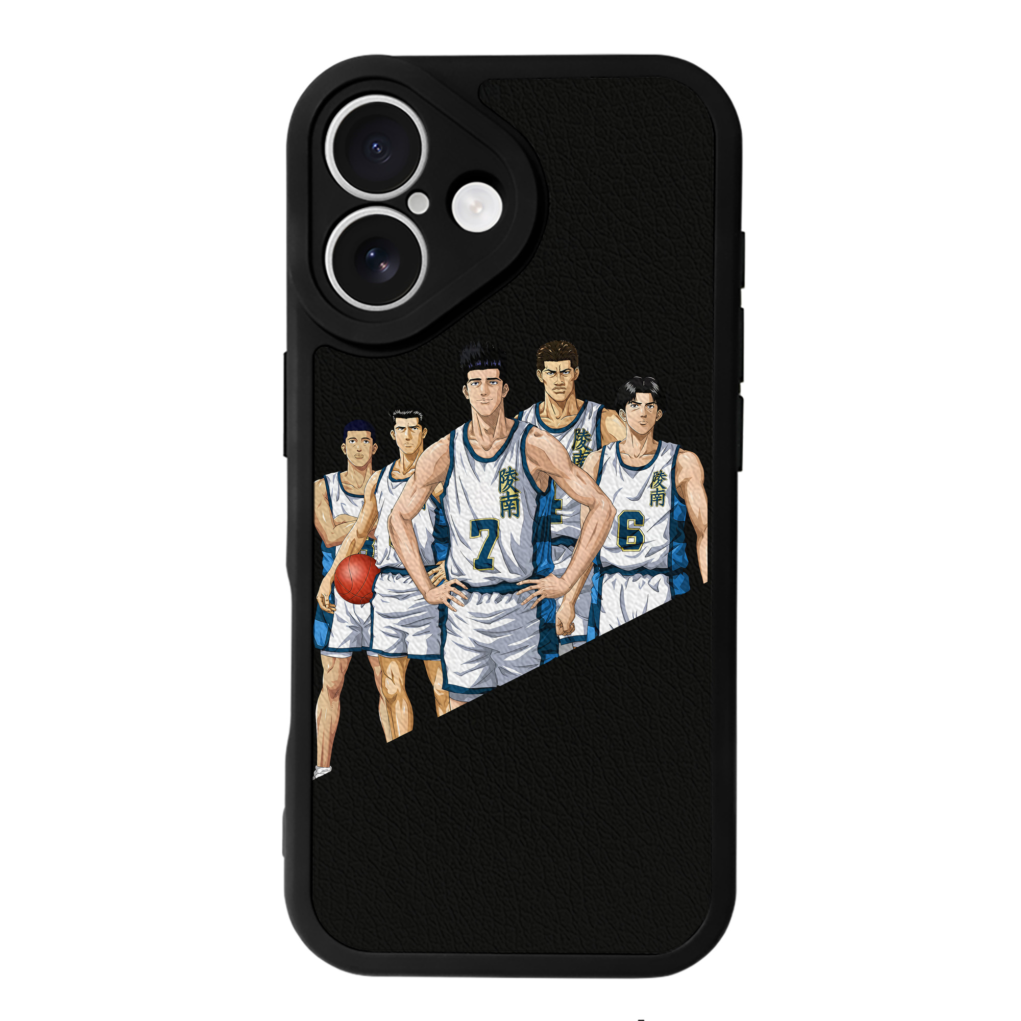 （画像用） SLAM DUNK／スラムダンク 【iPhone 16シリーズ対応】シリコンスマホケース（レザー調） 材質：シリコン